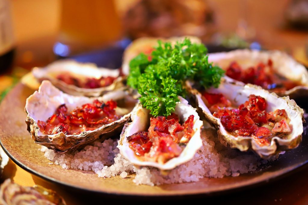 Seasonal Oysters at Alexander's German Eatery